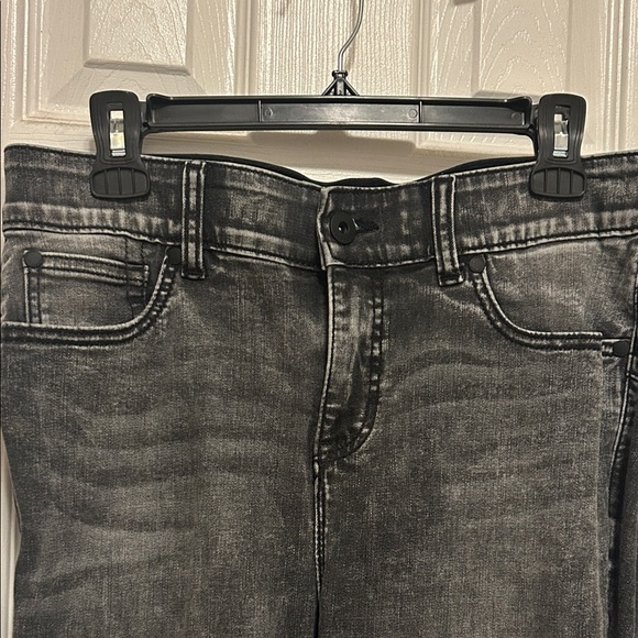 Black Acid Wash Bombshell Straight Jeans - Picture 4 of 6